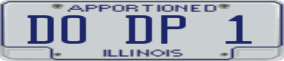 Truck License Plate
